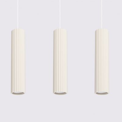 Lampa wisząca KARBON 3L beżowy SL.1594  SOLLUX (SL.1594)