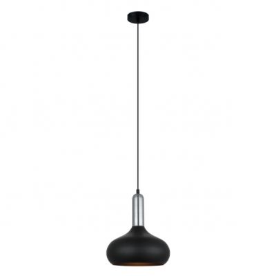ITALUX lampa wisząca Quesmo E27 60W 220V IP20 kolor - czarny (MDM-3029/1 BK+CR)