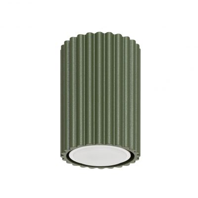Plafon KARBON 10cm zielony oliwkowy SL.1606 Sollux  (SL.1606)
