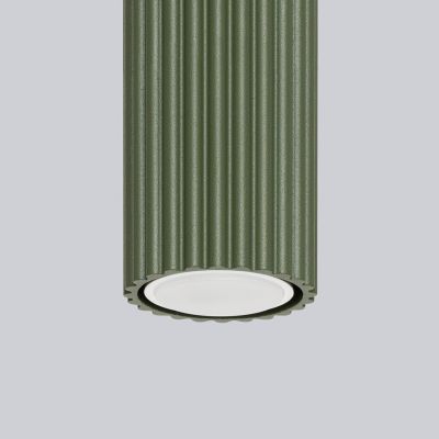 Plafon KARBON 10cm zielony oliwkowy SL.1606 Sollux  (SL.1606)