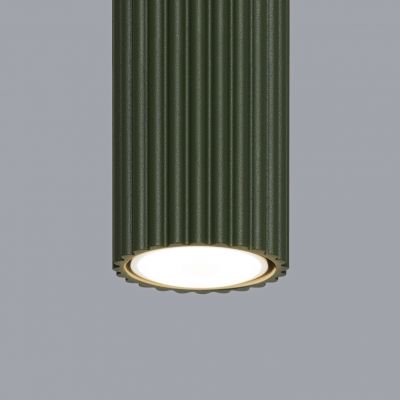 Plafon KARBON 10cm zielony oliwkowy SL.1606 Sollux  (SL.1606)