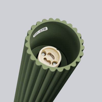Plafon KARBON 10cm zielony oliwkowy SL.1606 Sollux  (SL.1606)