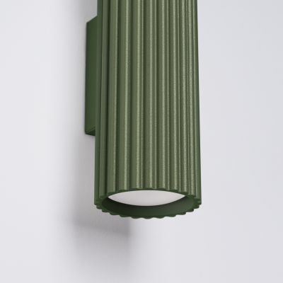 Kinkiet ryflowany KARBON 30cm zielony oliwkowy SL.1615 Sollux  (SL.1615)