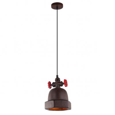 ITALUX lampa wisząca Cappo E27 60W 220-240V IP20 kolor - rdzawy (MDM-2836/1 RUST)