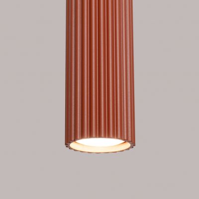 Lampa wisząca potrójna KARBON ochra czerwona SL.1632 Sollux  (SL.1632)