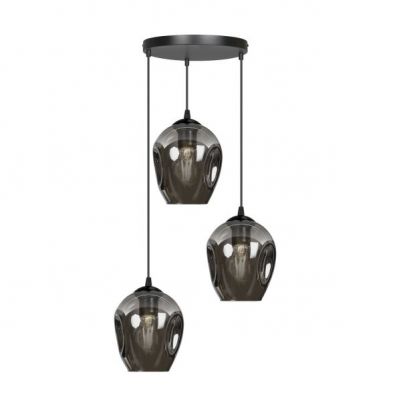 Emibig lampa wisząca Istar 3 3xE27 czarna 680/3PREM (680/3PREM)