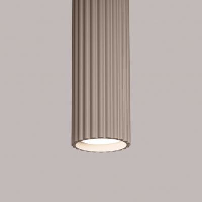 Lampa wisząca ryflowana KARBON  taupe  SL.1759 SOLLUX  (SL.1759)