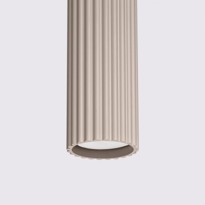 Lampa wisząca ryflowana KARBON  taupe  SL.1759 SOLLUX  (SL.1759)