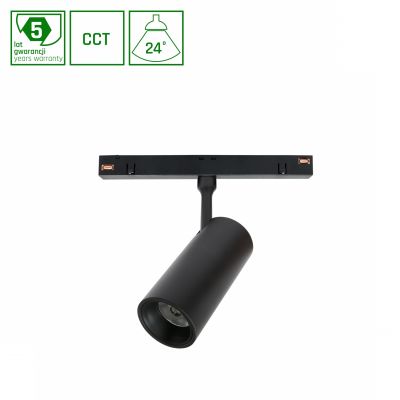 SYSTEM SHIFT CCT  SPOT M Lampa reflektor oprawa kierunkowa 44X157X178MM 10W 24ST CZARNY SWITCH WLD+40005_CCT Spectrum (WLD+40005_CCT)