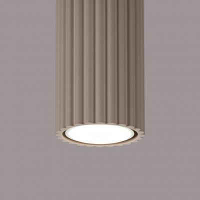 Plafon ryflowany KARBON 40cm taupe SL.1772 SOLLUX  (SL.1772)