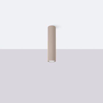 Plafon ryflowany KARBON 30cm taupe SL.1778 SOLLUX  (SL.1778)