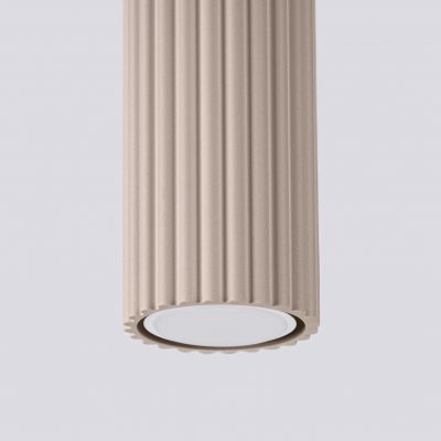 Plafon ryflowany KARBON 30cm taupe SL.1778 SOLLUX  (SL.1778)