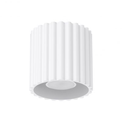 Plafon ryflowany AURA GU10 biały SL.1779 SOLLUX  (SL.1779)