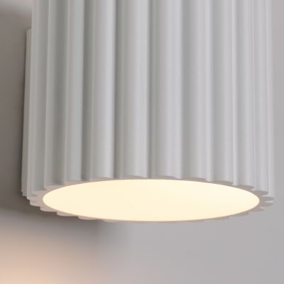 Kinkiet ryflowany AURA G9 biały SL.1781SOLLUX  (SL.1781)
