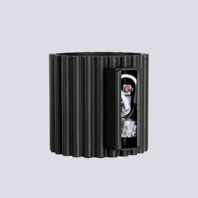 Kinkiet ryflowany AURA G9 czarny SL.1786 SOLLUX  (SL.1786)