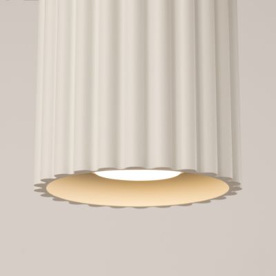 Plafon ryflowany AURA GU10 beżowy SL.1789 SOLLUX (SL.1789)