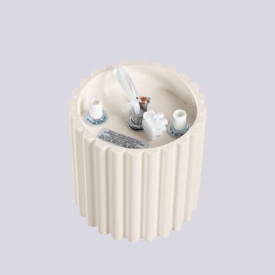 Plafon ryflowany AURA GU10 beżowy SL.1789 SOLLUX (SL.1789)