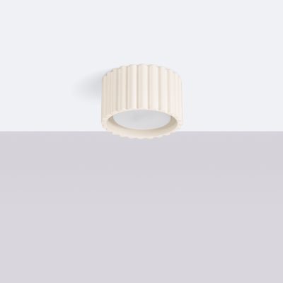 Plafon ryflowany AURA Gx53 beżowy SL.1792 SOLLUX  (SL.1792)