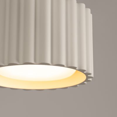 Plafon ryflowany AURA Gx53 beżowy SL.1792 SOLLUX  (SL.1792)