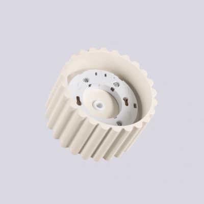 Plafon ryflowany AURA Gx53 beżowy SL.1792 SOLLUX  (SL.1792)