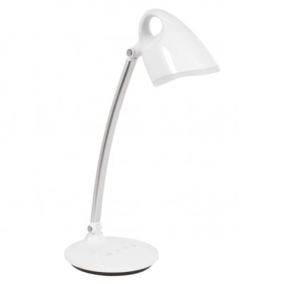 Lampka biurkowa KALCYT LED 6W, 200lm, 4000K, wyłącznik czasowy, biała OR-LB-1527 ORNO (OR-LB-1527)