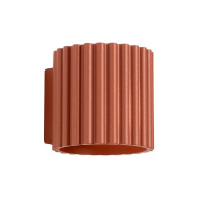 Kinkiet ryflowany AURA G9 ochra czerwona SL.1801 SOLLUX  (SL.1801)