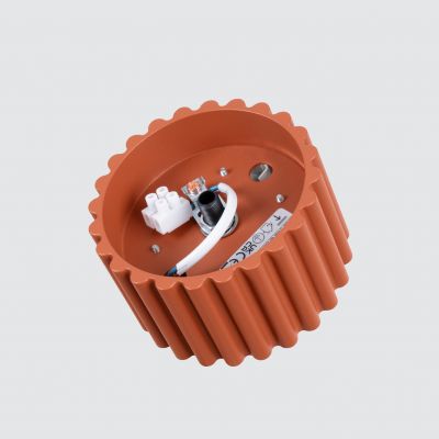 Plafon ryflowany AURA Gx53 ochra czerwona SL.1802 SOLLUX  (SL.1802)