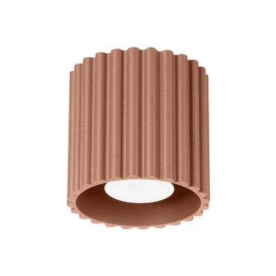 Plafon ryflowany AURA GU10 mocca SL.1804 SOLLUX  (SL.1804)