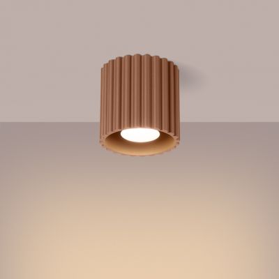 Plafon ryflowany AURA GU10 mocca SL.1804 SOLLUX  (SL.1804)
