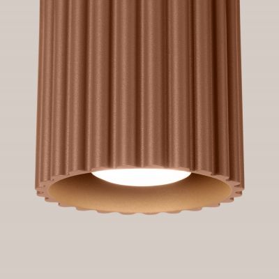 Plafon ryflowany AURA GU10 mocca SL.1804 SOLLUX  (SL.1804)