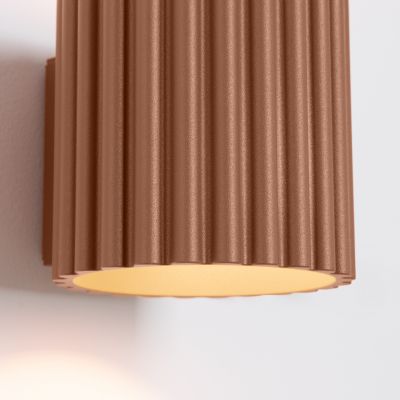 Kinkiet ryflowany AURA G9 mocca SL.1806 SOLLUX  (SL.1806)