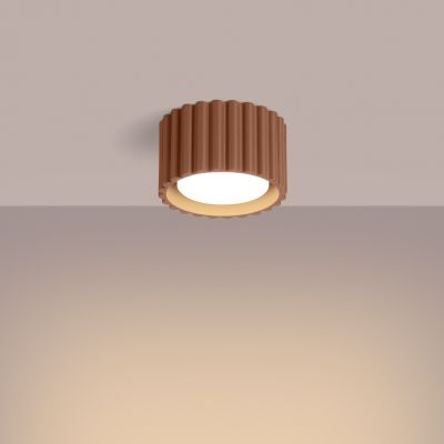  Plafon ryflowany AURA Gx53 mocca SL.1807 SOLLUX (SL.1807)