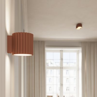 Plafon podwójny ryflowany AURA Gx53 mocca SL.1808 SOLLUX (SL.1808)