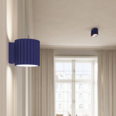 Plafon ryflowany AURA GU10 ultramaryna SL.1809 SOLLUX (SL.1809)