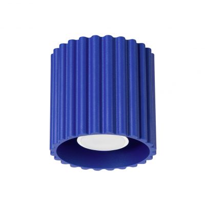 Plafon ryflowany AURA GU10 ultramaryna SL.1809 SOLLUX (SL.1809)