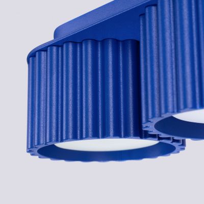 Plafon podwójny ryflowany AURA Gx53 ultramaryna SL.1813 SOLLUX  (SL.1813)