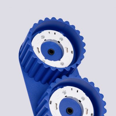 Plafon podwójny ryflowany AURA Gx53 ultramaryna SL.1813 SOLLUX  (SL.1813)