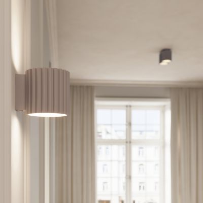 Plafon podwójny ryflowany AURA GU10 taupe SL.1815 SOLLUX  (SL.1815)