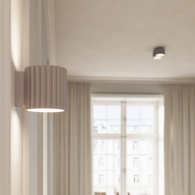 Plafon ryflowany AURA Gx53 taupe SL.1817 SOLLUX  (SL.1817)