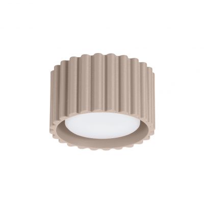 Plafon ryflowany AURA Gx53 taupe SL.1817 SOLLUX  (SL.1817)