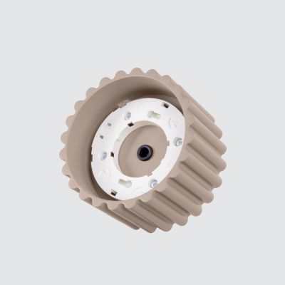 Plafon ryflowany AURA Gx53 taupe SL.1817 SOLLUX  (SL.1817)