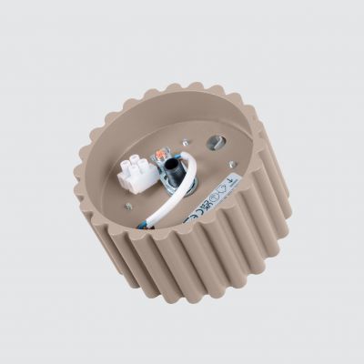 Plafon ryflowany AURA Gx53 taupe SL.1817 SOLLUX  (SL.1817)