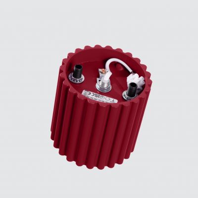 Plafon ryflowany AURA GU10 burgundowy SL.1819 SOLLUX  (SL.1819)