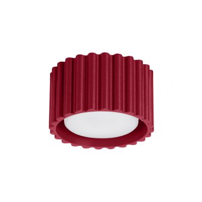 Plafon ryflowany AURA Gx53 burgundowy SL.1822 SOLLUX  (SL.1822)