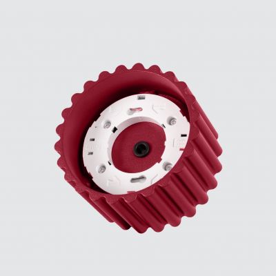 Plafon ryflowany AURA Gx53 burgundowy SL.1822 SOLLUX  (SL.1822)