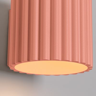 Kinkiet ryflowany AURA G9 brzoskwiniowy SL.1826 SOLLUX  (SL.1826)