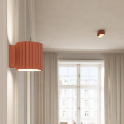 Plafon podwójny ryflowany AURA Gx53 brzoskwiniowy SL.1828 SOLLUX  (SL.1828)
