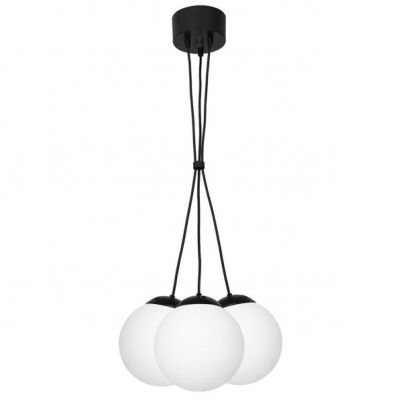 Milagro lampa wisząca Lima 3xE14 czarno/biała MLP6523 (MLP6523)