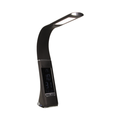 Lampka biurkowa z budzikiem DOLOMIT LED 5W, 300lm, 4000K, czarna, OR-LB-1533/B ORNO (OR-LB-1533/B)
