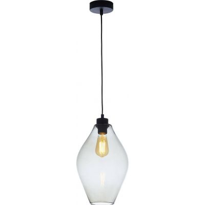 TK-Lighting lampa wisząca Tulon 1xE27 max 60W czarna/transparent (4190)